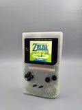 Nintendo GameBoy Classic Custom – Frosted Glow Edition mit Q5 OSD Display Mod & LED-Effekt - Ersatzteile von Retrohahn für Gameboy Modding