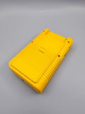 Nintendo GameBoy Classic (DMG) Custom Konsole – Pokémon Pikachu Edition mit Q5 OSD Display Mod & Silikonknöpfen - Ersatzteile von Retrohahn für Gameboy Modding