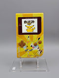 Nintendo GameBoy Classic (DMG) Custom Konsole – Pokémon Pikachu Edition mit Q5 OSD Display Mod & Silikonknöpfen - Ersatzteile von Retrohahn für Gameboy Modding