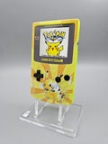 Nintendo GameBoy Color Custom Konsole – Pokémon Pikachu Edition mit Q5 OSD V2 Display Mod & Lime Shell
