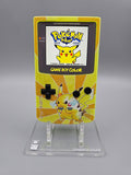 Nintendo GameBoy Color Custom Konsole – Pokémon Pikachu Edition mit Q5 OSD V2 Display Mod & Lime Shell - Ersatzteile von Retrohahn für Gameboy Modding