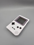 Nintendo GameBoy Pocket Custom Konsole – White/Black mit OSD V2 Display Mod & Echtglas-Scheibe - Ersatzteile von Retrohahn für Gameboy Modding