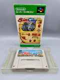 SimCity Sim City SFC SNES Japan Import OVP Modul Inlay Nintendo - Ersatzteile von Retrohahn für Gameboy Modding