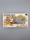 Super Shanghai Dragons Eye SFC SNES Japan Komplett CIB Mahjong Puzzle - Ersatzteile von Retrohahn für Gameboy Modding
