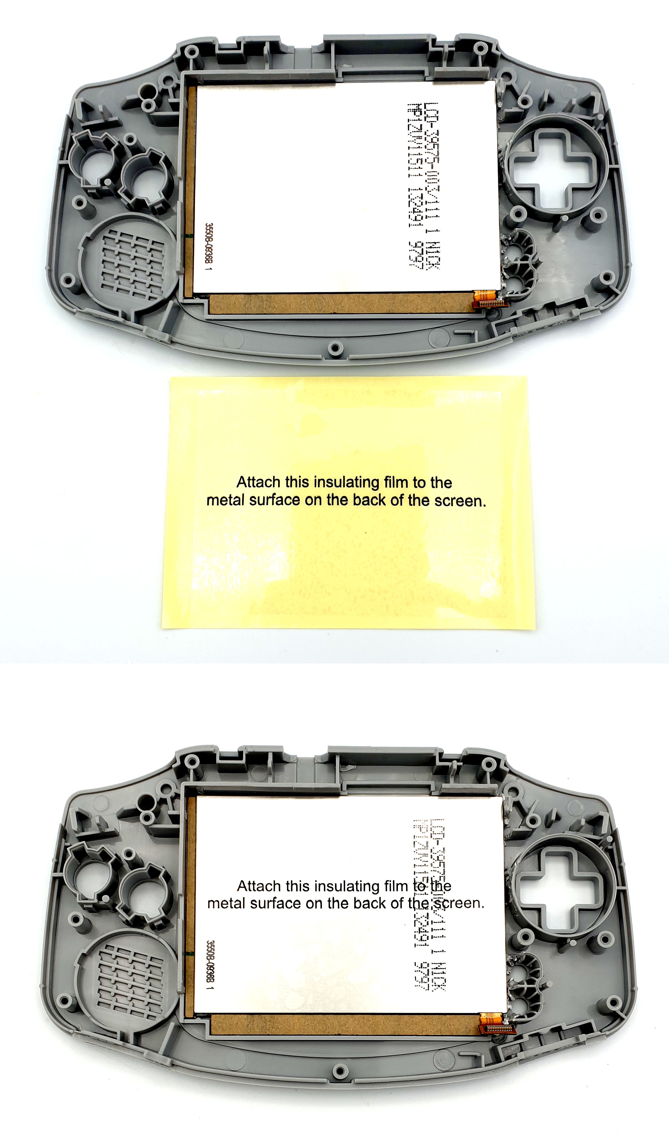 Game Boy Advance: kit de pantalla de TV 2 en 1 IPS V2