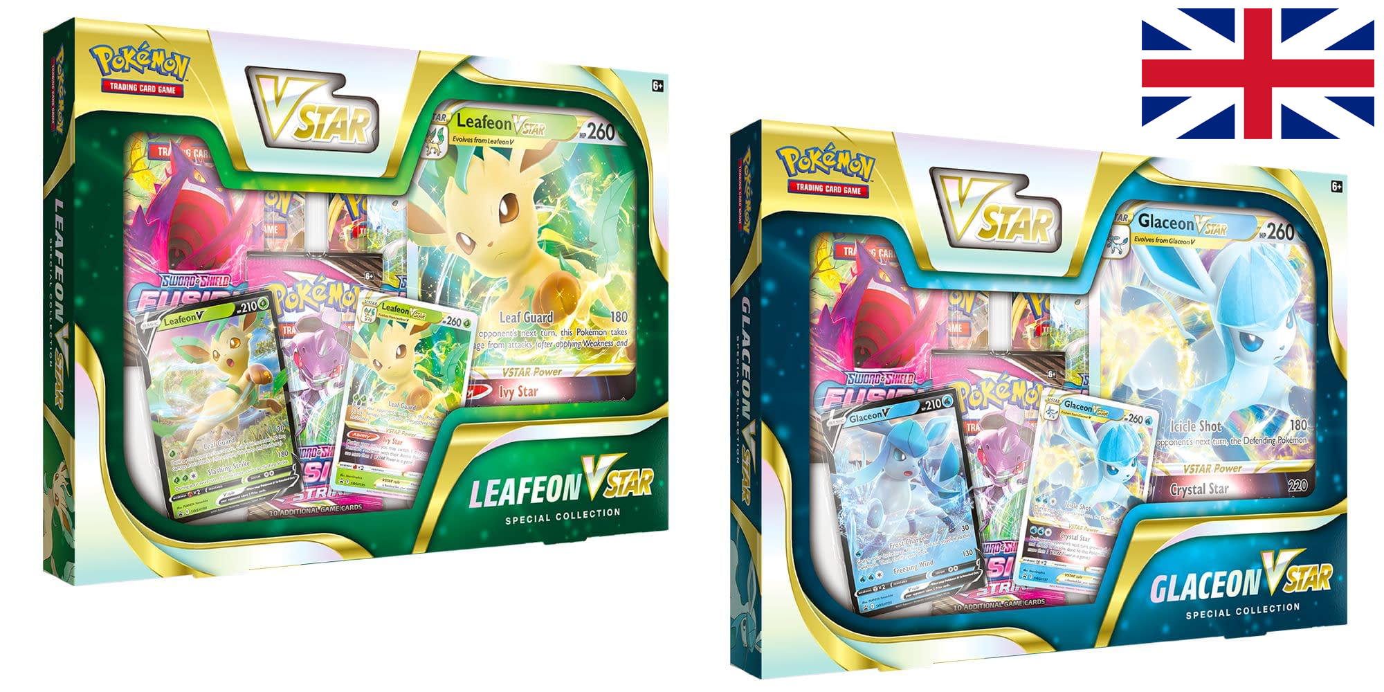Pokémon - Espada y Escudo: Leafeon VSTAR y Glaceon VSTAR / Colección Especial 