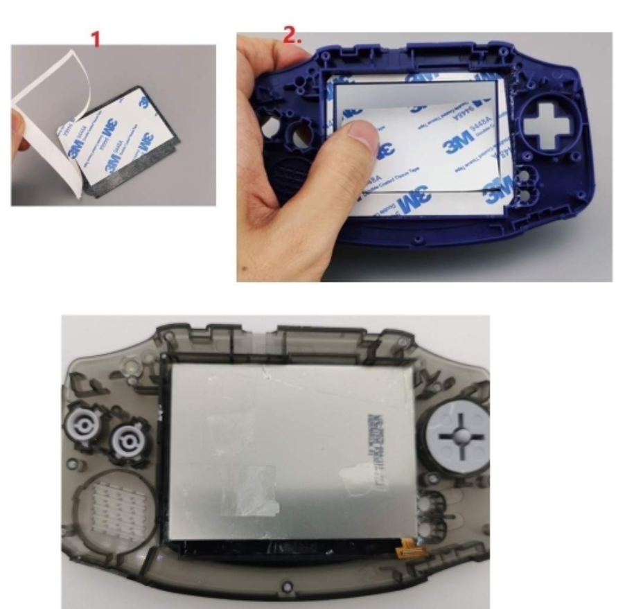 Game Boy Advance: kit de pantalla 2 en 1 IPS V2