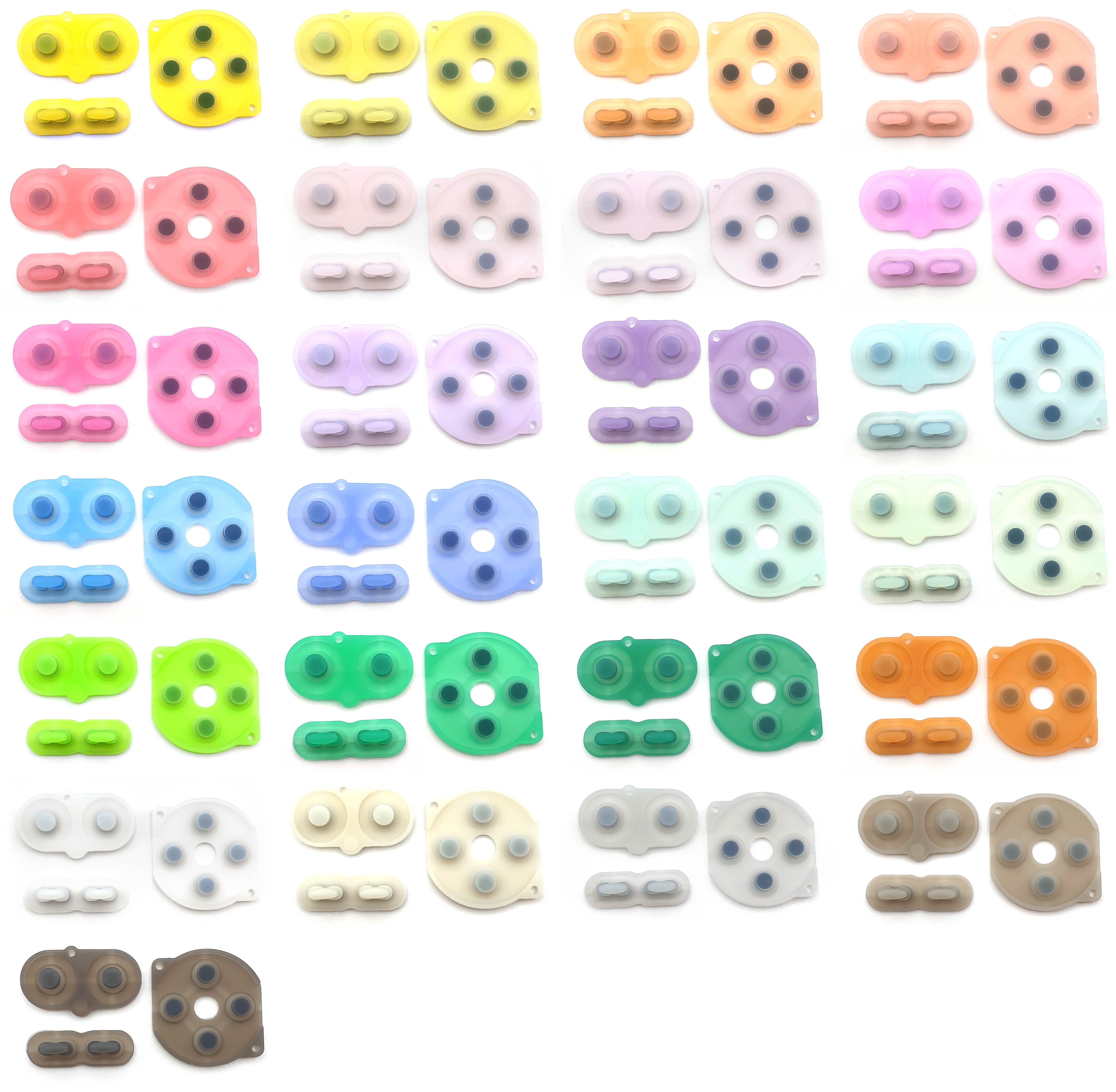 GameBoy Color: Silikonpads Transparent (By Retrohahn)
