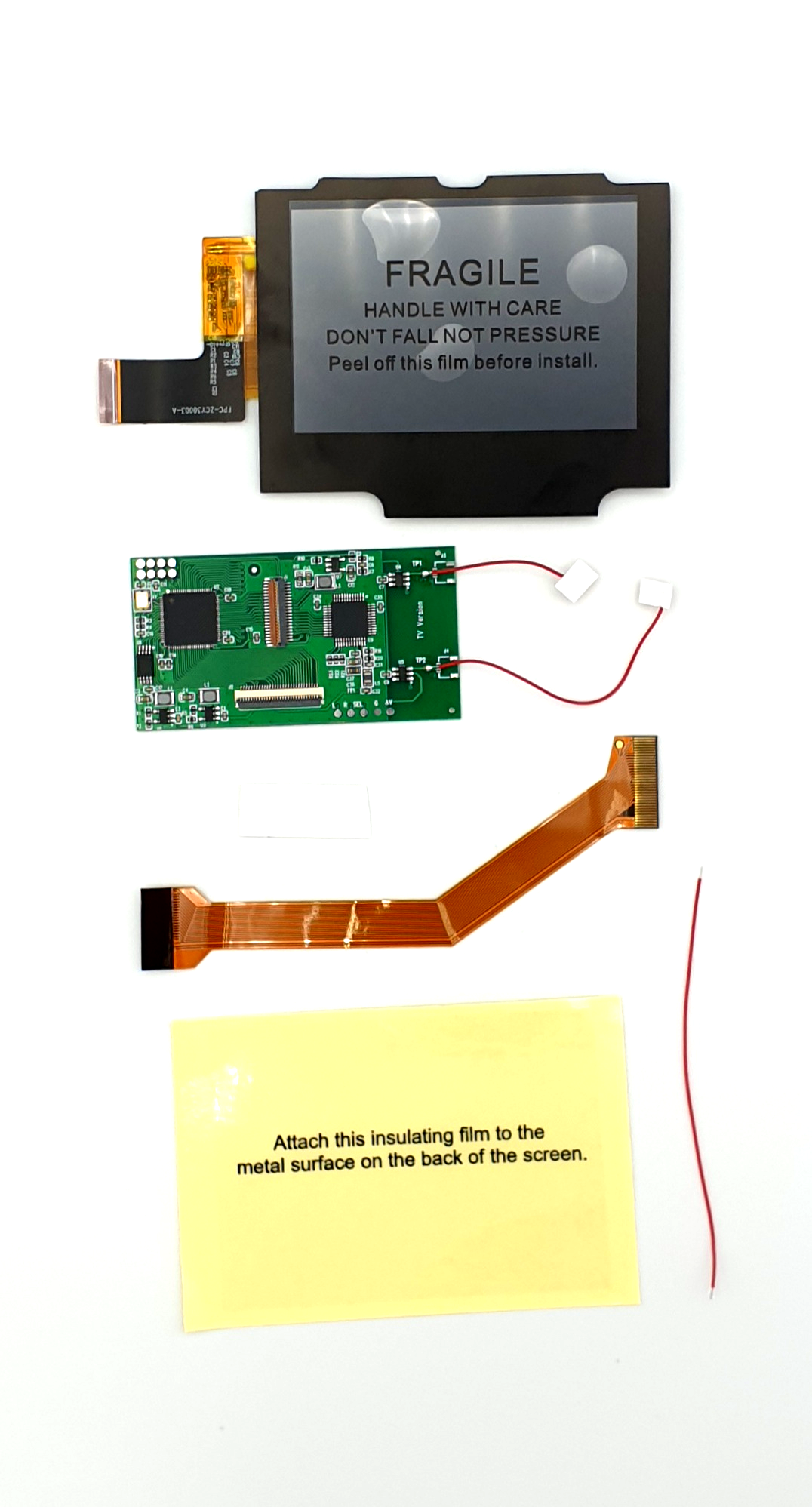 GameBoy Advance SP: 2in1 IPS Drop In Display Kit