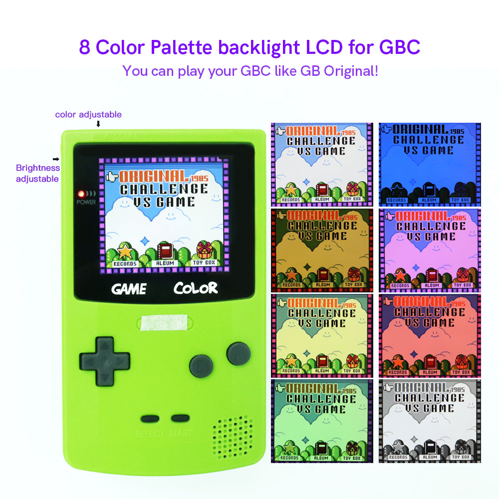 Game Boy Color: Kit de pantalla Q5 OSD V2 HDMI