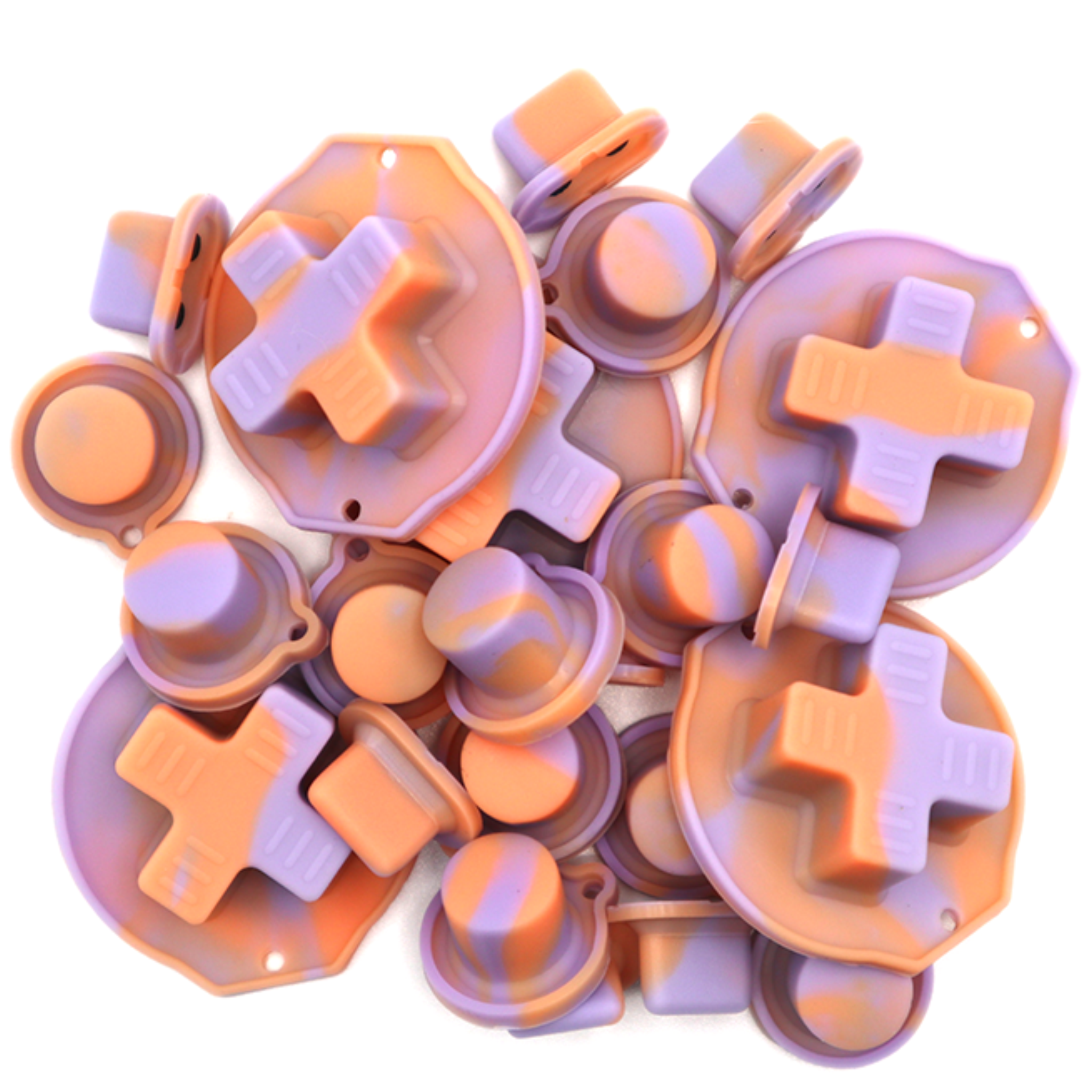 GameBoy Classic: Botones de silicona de dos tonos (por Retrohahn) 