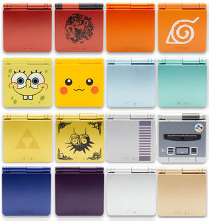 GameBoy Advance SP: caso 