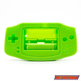GameBoy Advance: Gehäuse IPS Ready Green - Ersatzteile von Retrohahn für Gameboy Modding