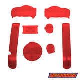 GameBoy Advance: Knöpfe Clear Red - Ersatzteile von Retrohahn für Gameboy Modding