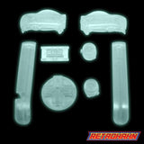 GameBoy Advance: Knöpfe Glow In The Dark - Clear Light Teal - Ersatzteile von Retrohahn für Gameboy Modding