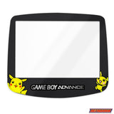 GameBoy Advance: Scheibe Pokémon - Pikachu/Pichu (Plastic) - Ersatzteile von Retrohahn für Gameboy Modding