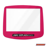 GameBoy Advance: Scheibe Rose Red (Plastic) - Ersatzteile von Retrohahn für Gameboy Modding