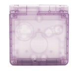 GameBoy Advance SP: Gehäuse IPS Ready Atomic Purple - Ersatzteile von Retrohahn für Gameboy Modding
