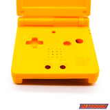 GameBoy Advance SP: Gehäuse Pikachu - Ersatzteile von Retrohahn für Gameboy Modding