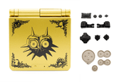GameBoy Advance SP: Gehäuse Zelda - Majoras Mask - Ersatzteile von Retrohahn für Gameboy Modding