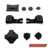 GameBoy Advance SP: Knöpfe Black - Ersatzteile von Retrohahn für Gameboy Modding