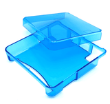 GameBoy Advance SP: Schutzhülle Clear Blue - Ersatzteile von Retrohahn für Gameboy Modding