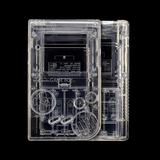 GameBoy Classic: Gehäuse (By Cloud Game Store) Crystal Clear - Ersatzteile von Retrohahn für Gameboy Modding