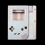 GameBoy Classic: Gehäuse (By Cloud Game Store) Pearlescent White - Ersatzteile von Retrohahn für Gameboy Modding