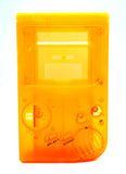 GameBoy Classic: Gehäuse (By Retro Modding) Clear Orange - Ersatzteile von Retrohahn für Gameboy Modding