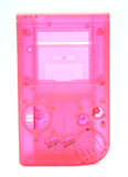 GameBoy Classic: Gehäuse (By Retro Modding) Clear Pink - Ersatzteile von Retrohahn für Gameboy Modding
