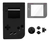 GameBoy Classic: Gehäuse (High Quality China Version) Black - Ersatzteile von Retrohahn für Gameboy Modding