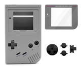 GameBoy Classic: Gehäuse (High Quality China Version) Black - Ersatzteile von Retrohahn für Gameboy Modding