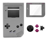 GameBoy Classic: Gehäuse (High Quality China Version) Grey - Ersatzteile von Retrohahn für Gameboy Modding