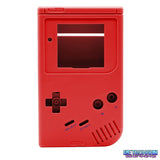 GameBoy Classic: Gehäuse (High Quality China Version) Red - Ersatzteile von Retrohahn für Gameboy Modding