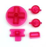 GameBoy Classic: Knöpfe (By Retro Modding) Clear Pink - Ersatzteile von Retrohahn für Gameboy Modding
