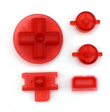 GameBoy Classic: Knöpfe (By Retro Modding) Clear Red - Ersatzteile von Retrohahn für Gameboy Modding