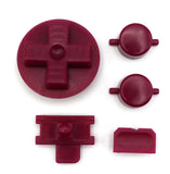 GameBoy Classic: Knöpfe (By Retro Modding) Game Boy - Burgundy - Ersatzteile von Retrohahn für Gameboy Modding