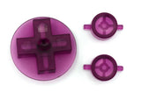 GameBoy Classic: Knöpfe NES Style (By Retro Modding) Clear Purple - Ersatzteile von Retrohahn für Gameboy Modding