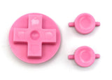 GameBoy Classic: Knöpfe NES Style (By Retro Modding) Pastel - Pink - Ersatzteile von Retrohahn für Gameboy Modding