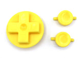 GameBoy Classic: Knöpfe NES Style (By Retro Modding) Pastel - Yellow - Ersatzteile von Retrohahn für Gameboy Modding