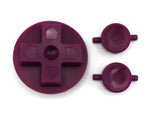 GameBoy Classic: Knöpfe NES Style (By Retro Modding) Purple - Ersatzteile von Retrohahn für Gameboy Modding