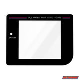 GameBoy Classic: Scheibe Black (Plastic) - Ersatzteile von Retrohahn für Gameboy Modding