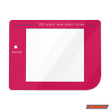 GameBoy Classic: Scheibe Rose Red (Plastic) - Ersatzteile von Retrohahn für Gameboy Modding