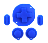 GameBoy Classic: Silikonknöpfe Einfarbig (By Retrohahn) Blue - Ersatzteile von Retrohahn für Gameboy Modding