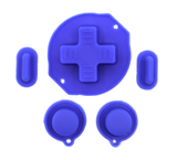 GameBoy Classic: Silikonknöpfe Einfarbig (By Retrohahn) Dark Blue - Ersatzteile von Retrohahn für Gameboy Modding
