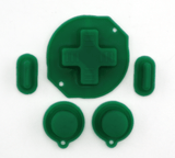 GameBoy Classic: Silikonknöpfe Einfarbig (By Retrohahn) Green - Ersatzteile von Retrohahn für Gameboy Modding