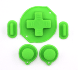 GameBoy Classic: Silikonknöpfe Einfarbig (By Retrohahn) Light Green - Ersatzteile von Retrohahn für Gameboy Modding
