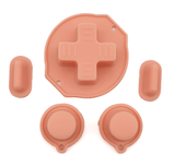 GameBoy Classic: Silikonknöpfe Einfarbig (By Retrohahn) Light Pink - Ersatzteile von Retrohahn für Gameboy Modding