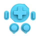 GameBoy Classic: Silikonknöpfe Einfarbig (By Retrohahn) Pastel Blue - Ersatzteile von Retrohahn für Gameboy Modding