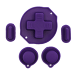 GameBoy Classic: Silikonknöpfe Einfarbig (By Retrohahn) Purple - Ersatzteile von Retrohahn für Gameboy Modding